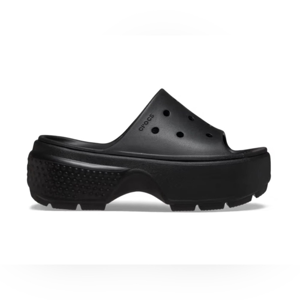 NEW CROCS Stomp Slide 209346-001 BLACK women’s 9 men’s 7